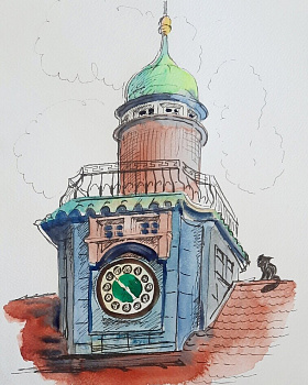 Марафон - Городской скетчинг