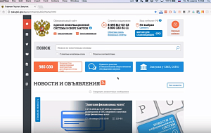 Видеоурок Евгения Бобышева по настройке расширенного поиска на ЕИС